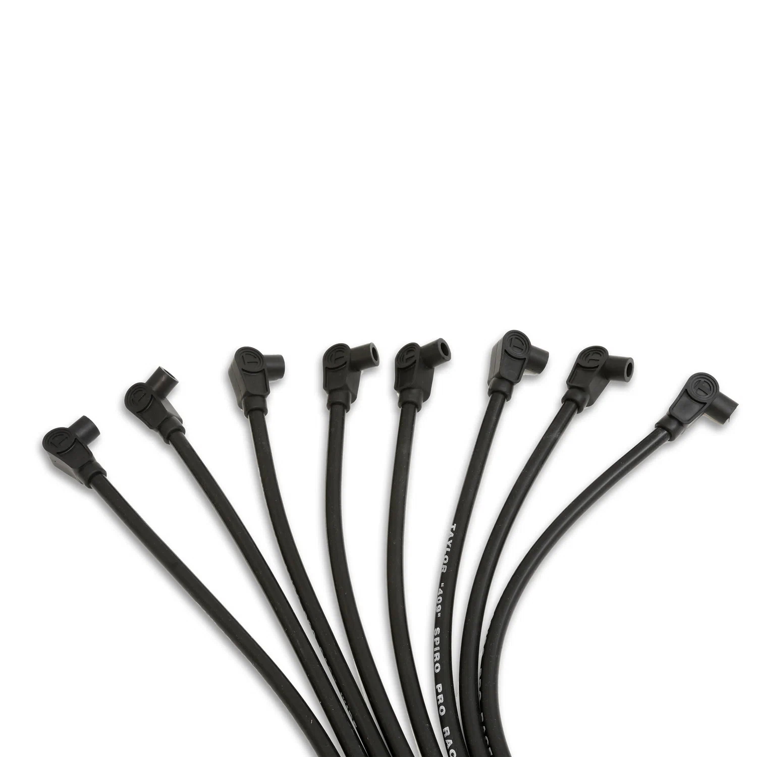 Spark Plug Wire Set Universal 10.4mm Silicone Spiro Pro 409 409 90_ Black 79051
